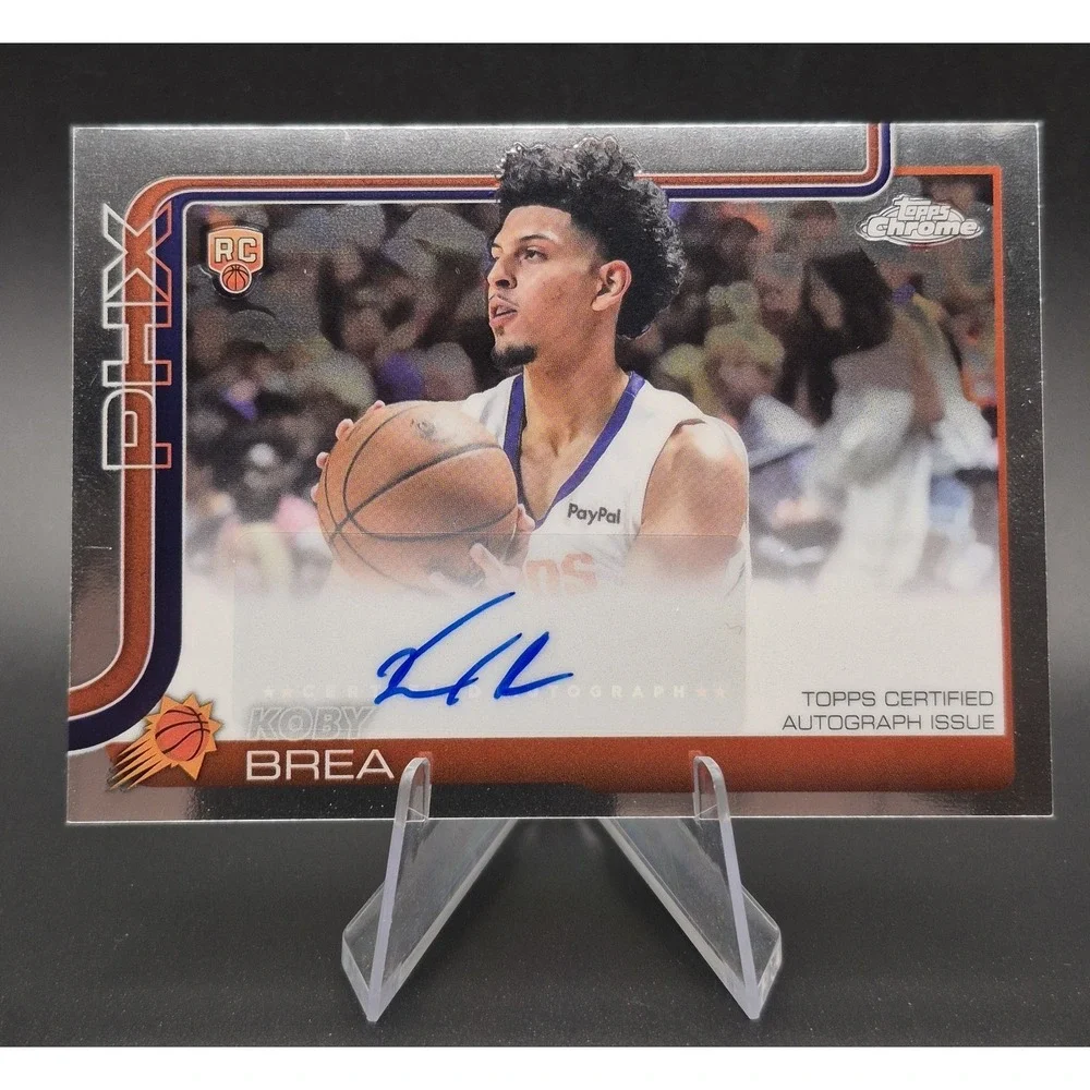 2025-26 Topps Chrome Koby Brea #TCAR-KB Rookie Autograph (RC) (AU) Phoenix‎ Suns